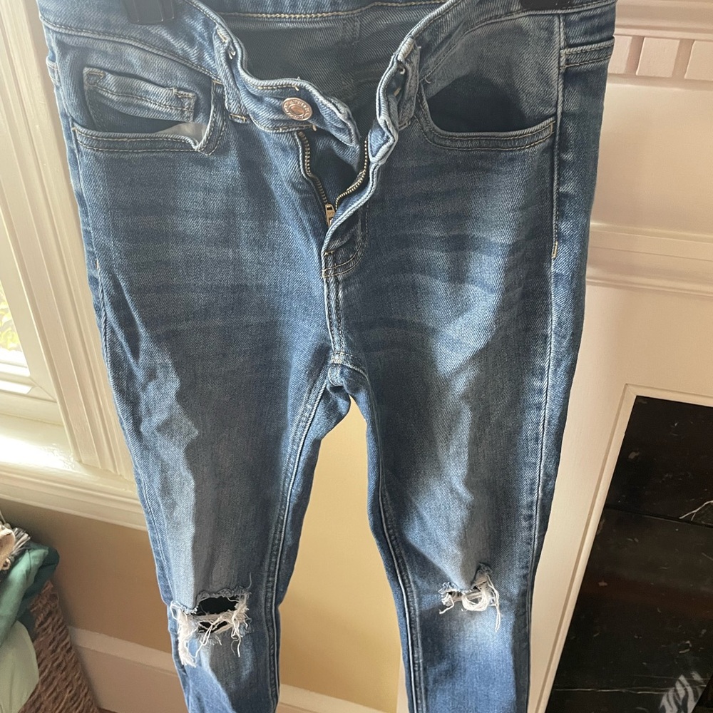 Altar'd State Blue Skinny Jeans